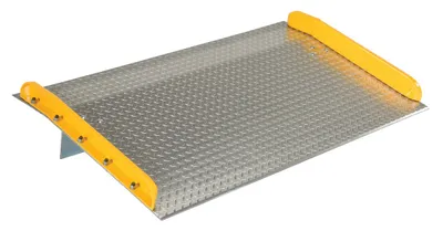 Vestil TAS-10-6036 Aluminum Dock Board Steel Curb 1