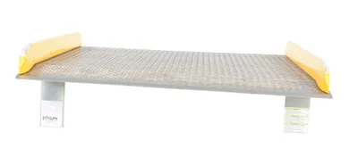 Vestil TAS-15-6060 Aluminum Dock Board Steel Curb 3