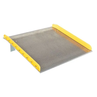 Vestil TAS-15-6060 Aluminum Dock Board Steel Curb
