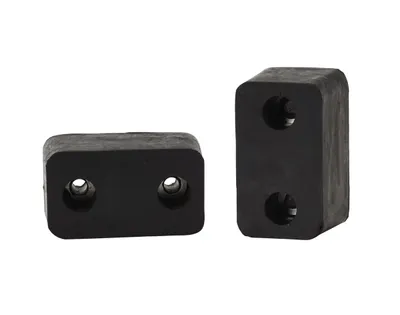 Vestil TB-20-2 Rubber Trailer Crane Bumper