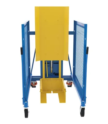 Vestil TCD-M-60-DC dumper shown from an alternate angle