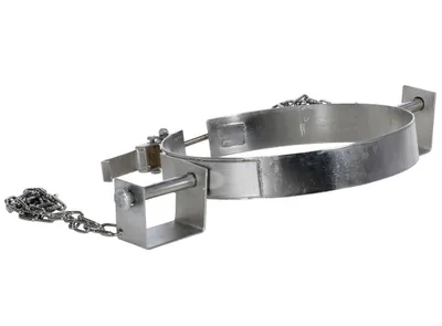 Vestil TDR-30-SS drum handling equipment shown from an alternate angle