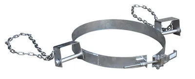 Vestil TDR-55-SS drum handling equipment shown from an alternate angle