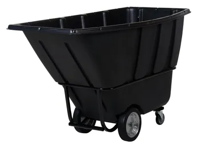 Vestil TDT-100-HD-BLACK tilt truck shown from an alternate angle