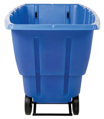 Vestil TDT-100-LD-BLUE tilt truck shown from an alternate angle