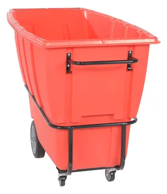 Vestil TDT-100-MD-RED tilt truck shown from an alternate angle