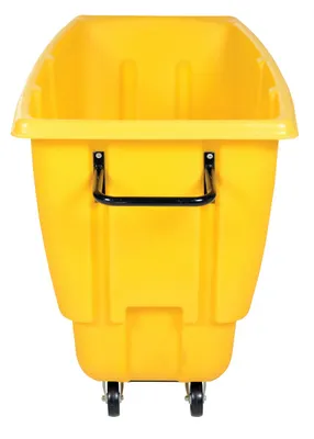 Vestil TDT-50-LD-YELLOW tilt truck shown from an alternate angle
