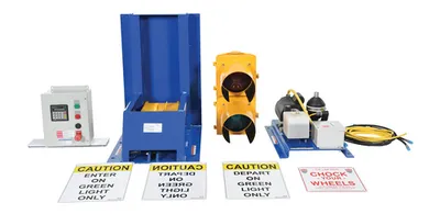 Vestil TL-100-F Steel Electric Hydraulic with Aluminum Light Package Trailer Lock System 2