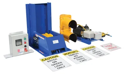 Vestil TL-100-F Steel Electric Hydraulic with Aluminum Light Package Trailer Lock System