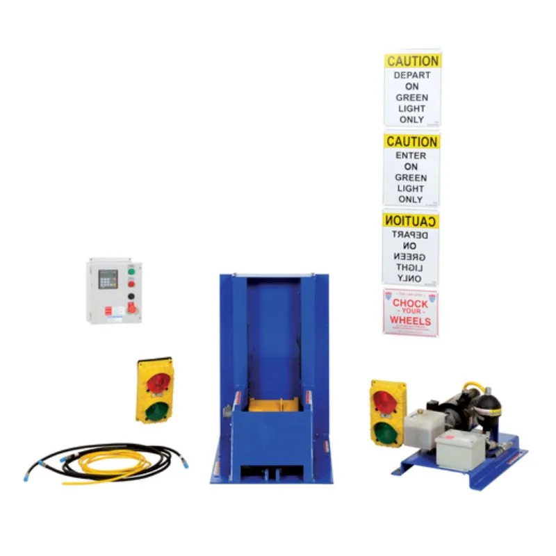 Vestil TL-100-F-S Steel Electric Hydraulic with Polypropylene Light Package Trailer Lock System