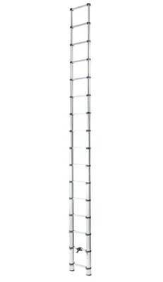 Vestil TLAD-15-1 telescopic ladder shown from an alternate angle