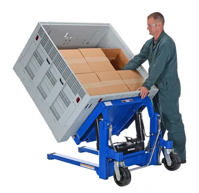 Vestil TM-60-AIR Steel Tilt Master Reciprocating Air-Oil Power 3