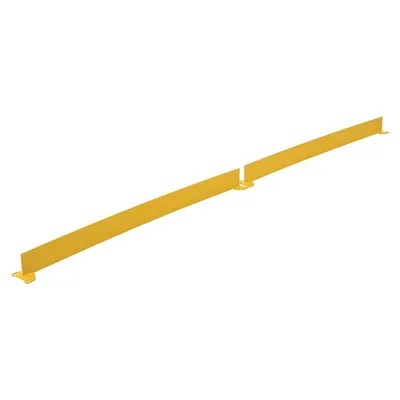 Vestil TOE-B-108-N Steel Square Safety Handrail-Toeboard