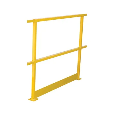 Vestil TOE-B-84-N Steel Square Safety Handrail-Toeboard