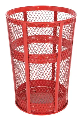 Vestil TR-MXR-48-RD Steel Trash Receptacle Round 2