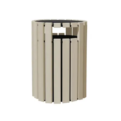 Vestil TR-PRRC-33-SD 100% Recycled Plastic Trash Receptacle Rain Cap Round