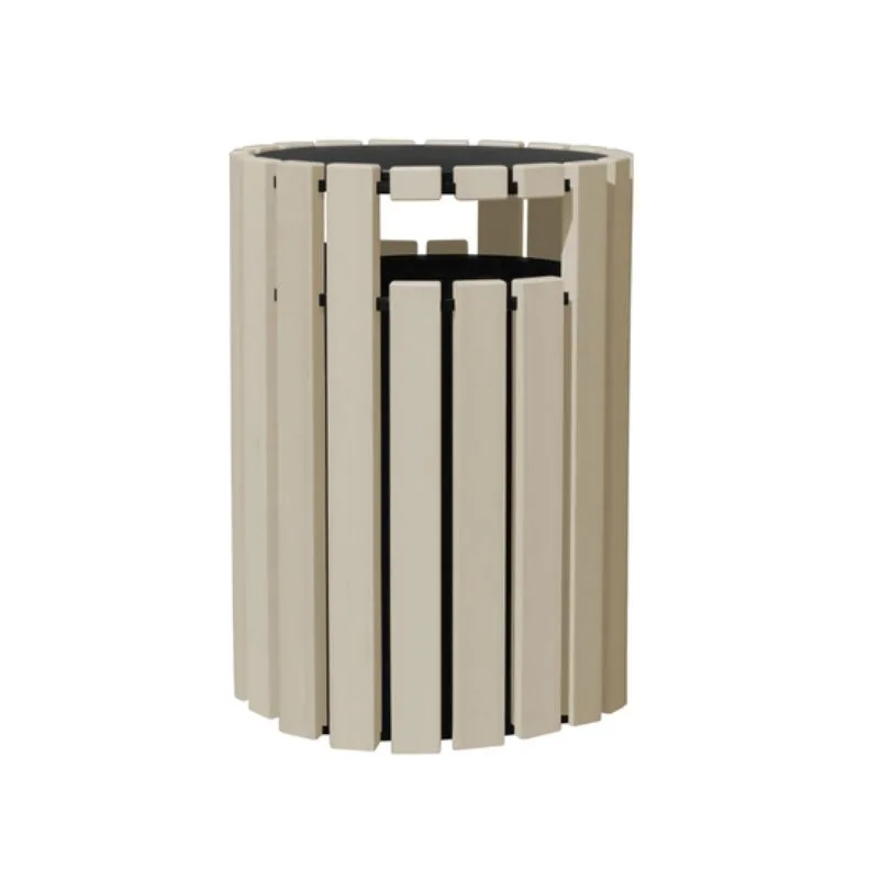 Vestil TR-PRRC-33-SD 100% Recycled Plastic Trash Receptacle Rain Cap Round