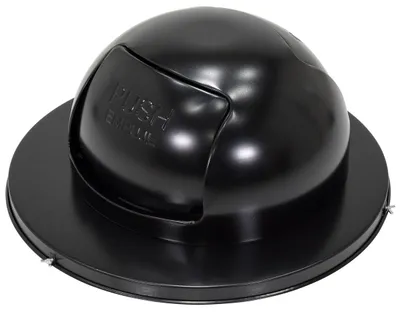 Vestil TRASH-TOP-DD-BK-3PK Steel Waste Disposal Top Dual Door 1