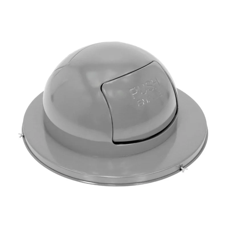 Vestil TRASH-TOP-DD-ZGY Steel Waste Top Dual Door For Drum-Zinc