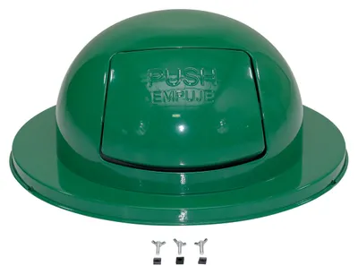 Vestil TRASH-TOP-GN-3PK Steel Waste Disposal Top 2