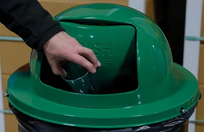 Vestil TRASH-TOP-GN Steel Waste Disposal Top 3