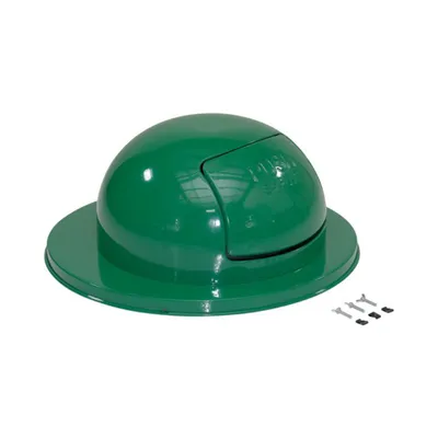 Vestil TRASH-TOP-GN Steel Waste Disposal Top