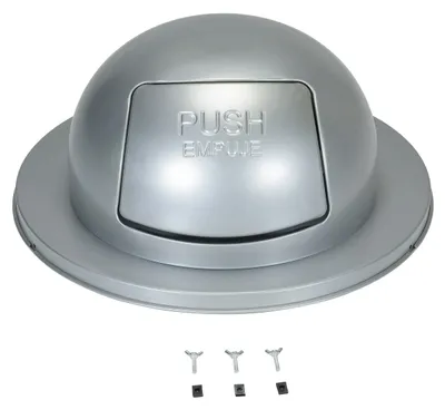 Vestil TRASH-TOP-ZGY-3PK Steel Waste Disposal Top 2