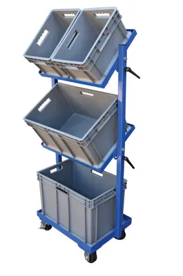 Vestil TSCT-3B utility cart shown from an alternate angle