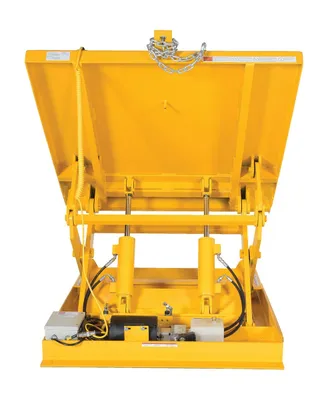 Vestil ULTT-4848-4-YEL115-1 lift table shown from an alternate angle