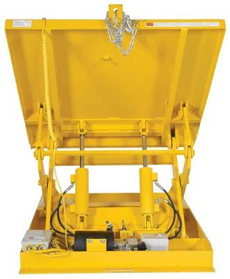 Vestil ULTT-4848-4-YEL460-3 lift table shown from an alternate angle