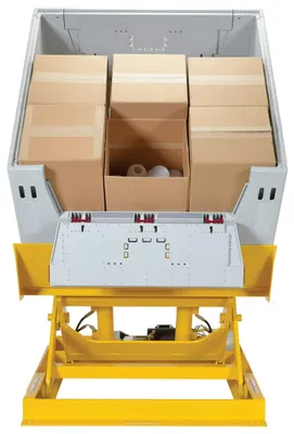 Vestil ULTT-4848-4-YEL460-3 lift table shown from an alternate angle