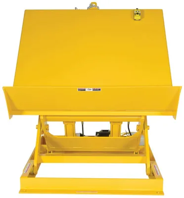 Vestil ULTT-5448-6-YEL460-3 lift table shown from an alternate angle
