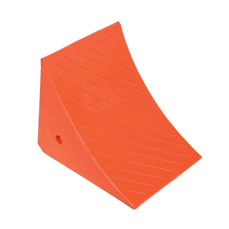 Vestil URWC-25-SS Urethane Jumbo Wheel Chock with Steel Studs
