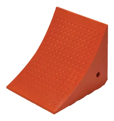 Vestil URWC-25 wheel chock shown from an alternate angle