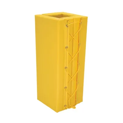 Vestil V-PAD-S-38-Y Vinyl Column Protective Pad Square