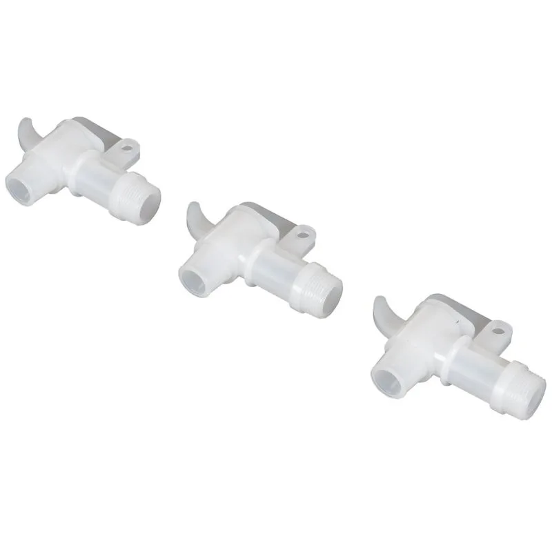 Vestil VDFT-3PKG Polyethylene Drum Faucet Non-Adjustable