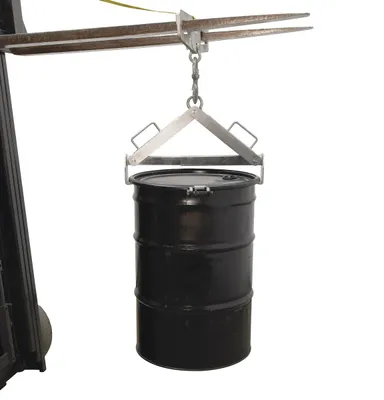 Vestil VDL-1000-SS drum handling equipment shown from an alternate angle