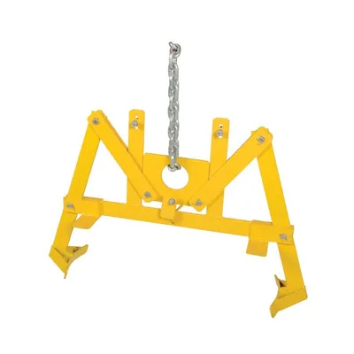 Vestil VDL-22.5 Steel Vertical Drum Lifter 55 Gallon Drums 1000 Lb. Capacity