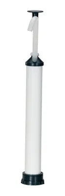 Vestil VDPX drum pump shown from an alternate angle