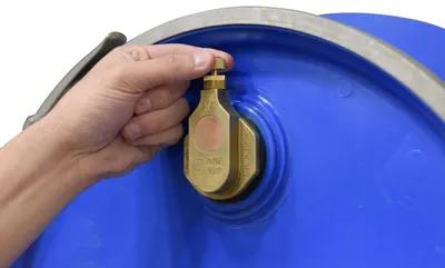 Vestil VENT-H drum handling equipment shown from an alternate angle