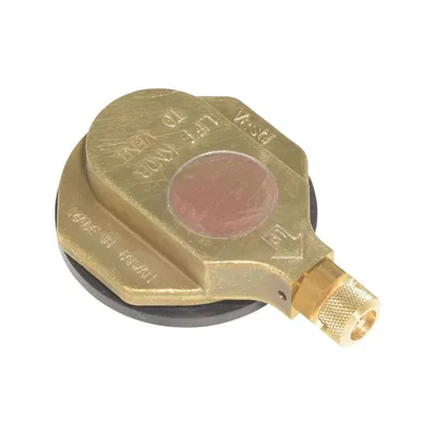 Vestil VENT-H Brass Horizontal Drum Vent Fits 30 & 55 Gallon Drum Capacity