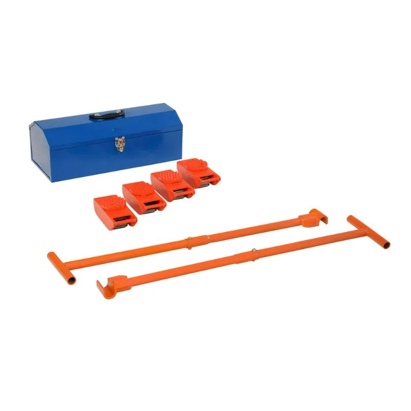 Vestil VHMS-2-KIT Steel Machine Roller Kit 8000 Lb. Capacity