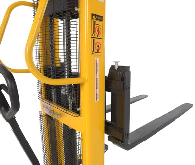 Vestil VHPS-2000-AA Steel Manual Stacker Adjustable Forks-Legs 7
