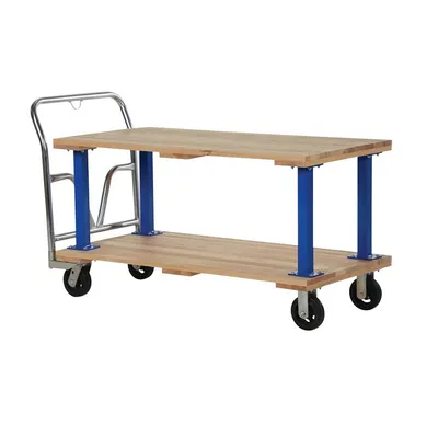 Vestil VHPT/D-2754 flatbed cart shown from an alternate angle