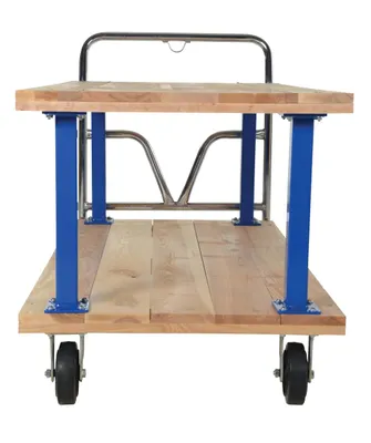 Vestil VHPT/D-3060 flatbed cart shown from an alternate angle