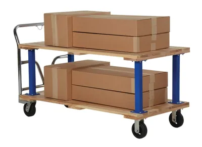 Vestil VHPT/D-3060 flatbed cart shown from an alternate angle