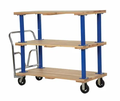 Vestil VHPT/TD-2754 flatbed cart shown from an alternate angle