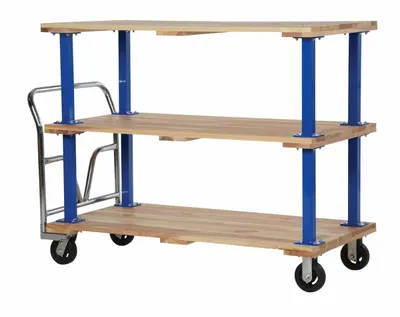 Vestil VHPT/TD-3060 flatbed cart shown from an alternate angle