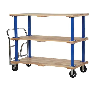 Vestil VHPT/TD-3060 flatbed cart shown from an alternate angle