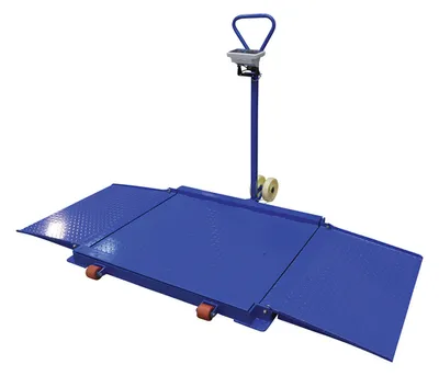 Vestil VPFS-3B Steel Portable Diamond Plate Scale 1